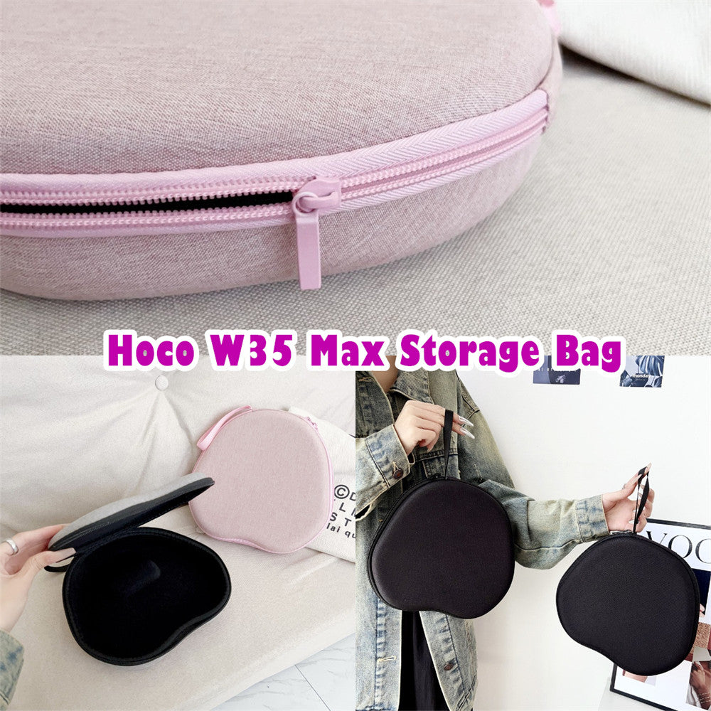 For Hoco W35 Max Headphone Case Headset Earpads Storage Bag Casing Box