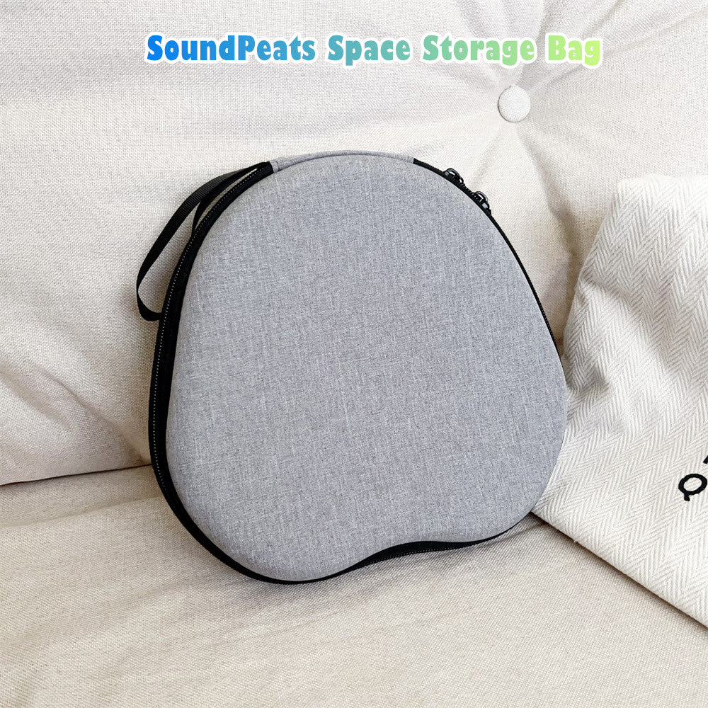 For SoundPeats Space Headphone Case Headset Earpads Storage Bag Casing Box