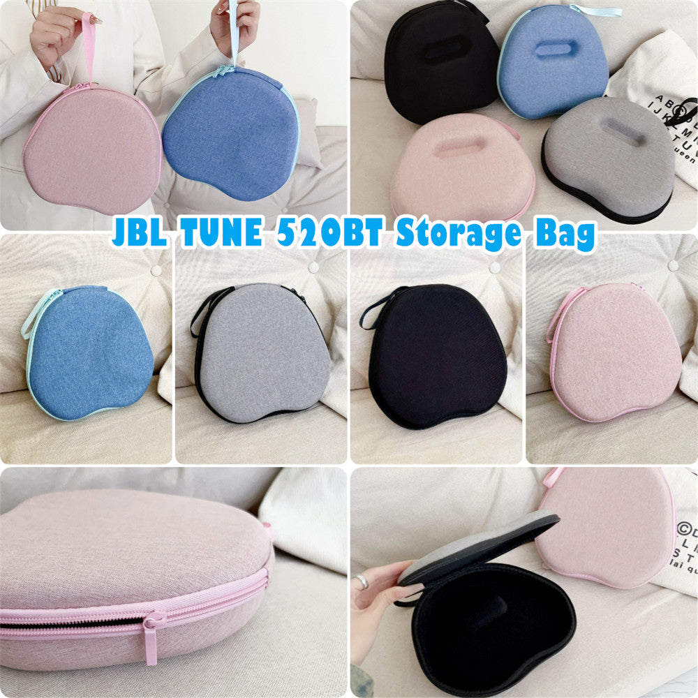 For JBL TUNE 520BT Headphone Case Headset Earpads Storage Bag Casing Box