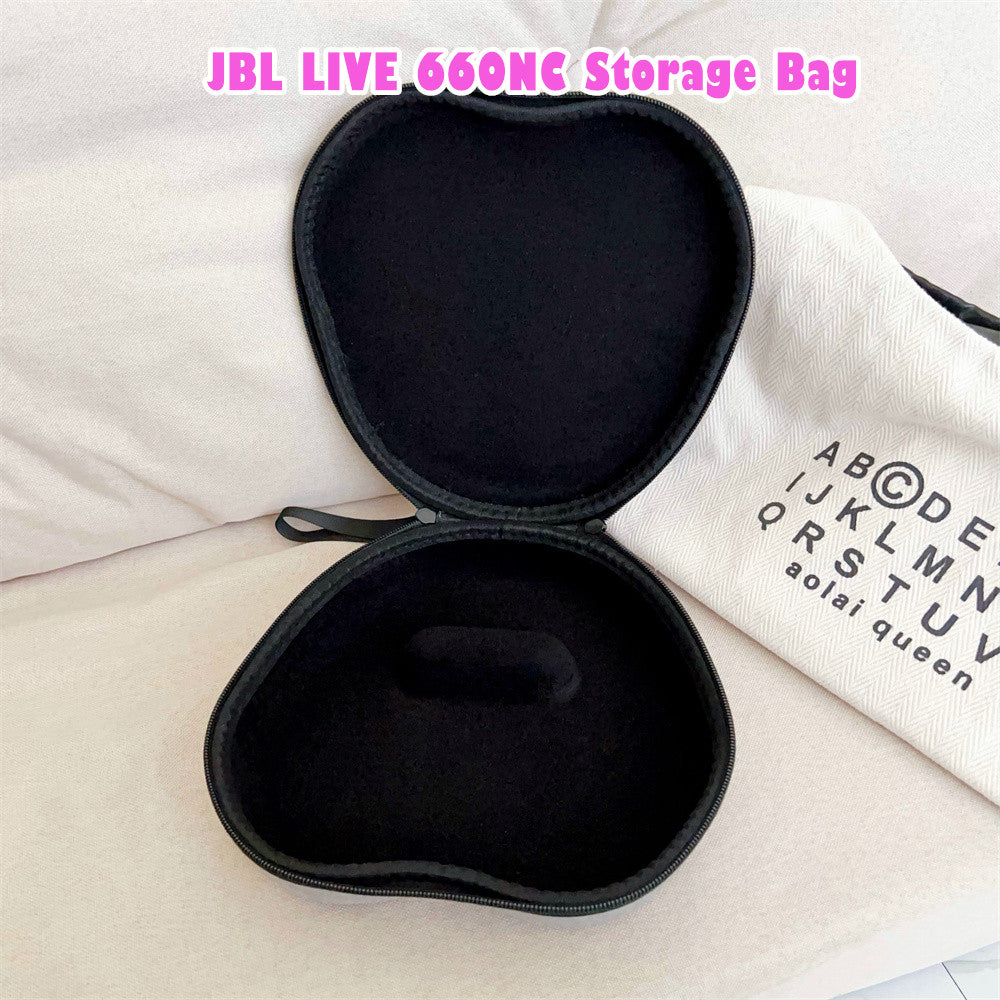 For JBL LIVE 660NC Headphone Case Headset Earpads Storage Bag Casing Box