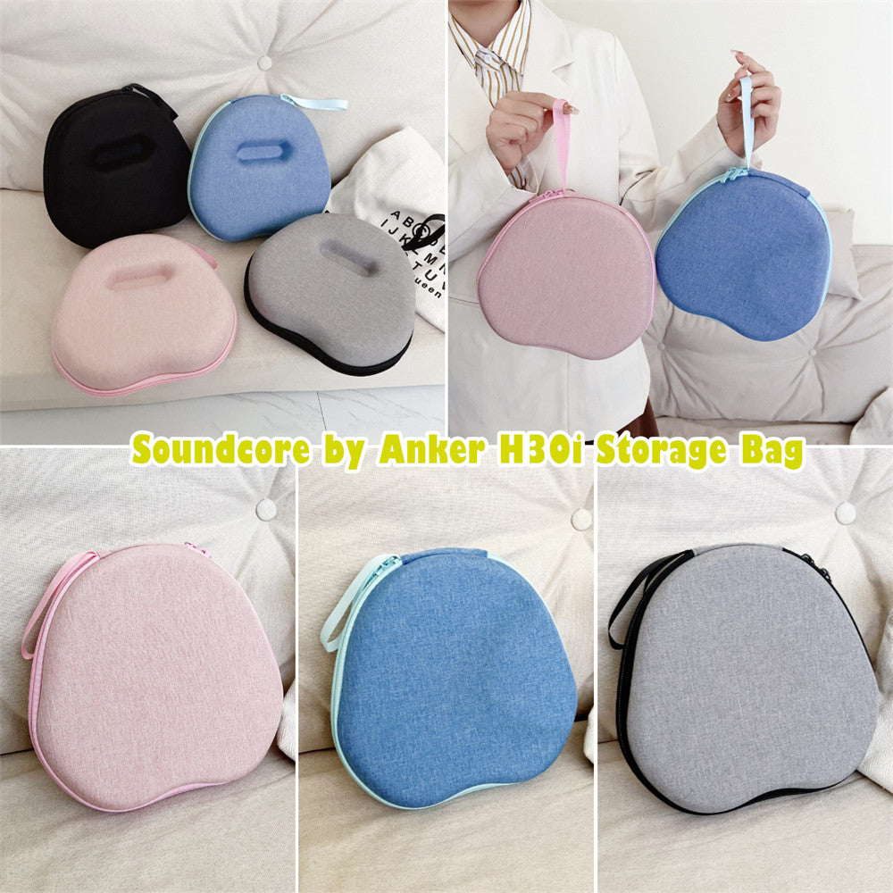 For Soundcore by Anker H30i Headphone Case Headset Earpads Storage Bag Casing Box
