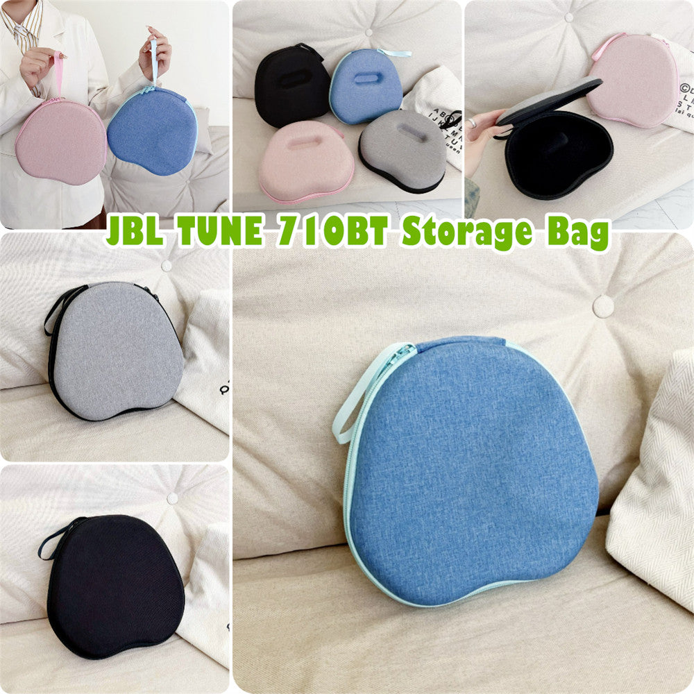 For JBL TUNE 710BT Headphone Case Headset Earpads Storage Bag Casing Box