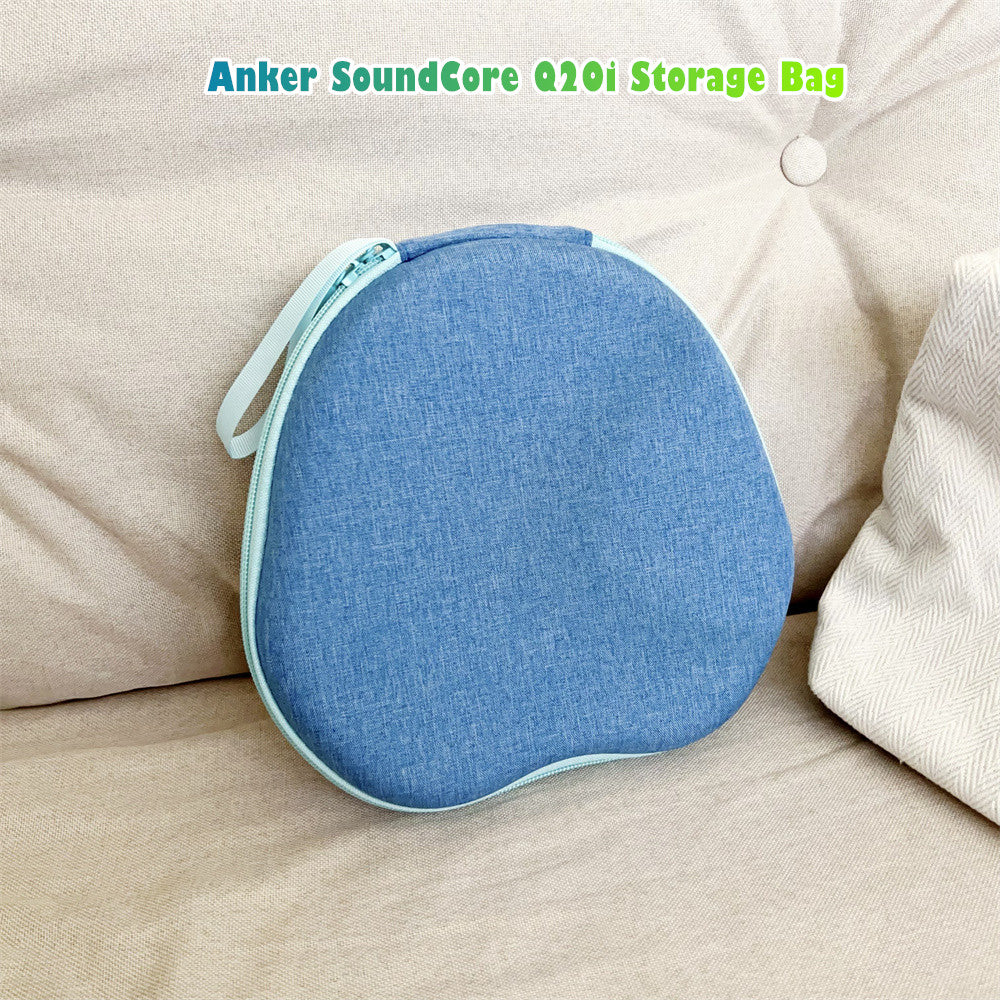 For Anker SoundCore Q20i Headphone Case Headset Earpads Storage Bag Casing Box