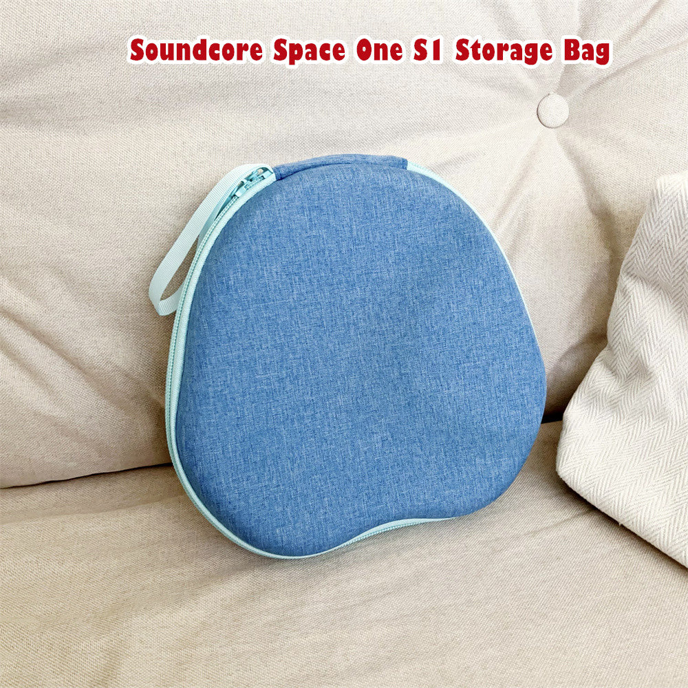 For Anker Soundcore Space One S1 Headphone Case Headset Earpads Storage Bag Casing Box