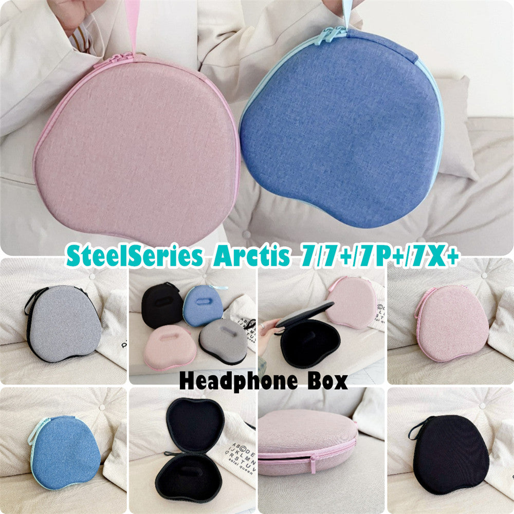 For SteelSeries Arctis 7/7+/7P+/7X+ Headphone Case Headset Earpads Storage Bag Casing Box