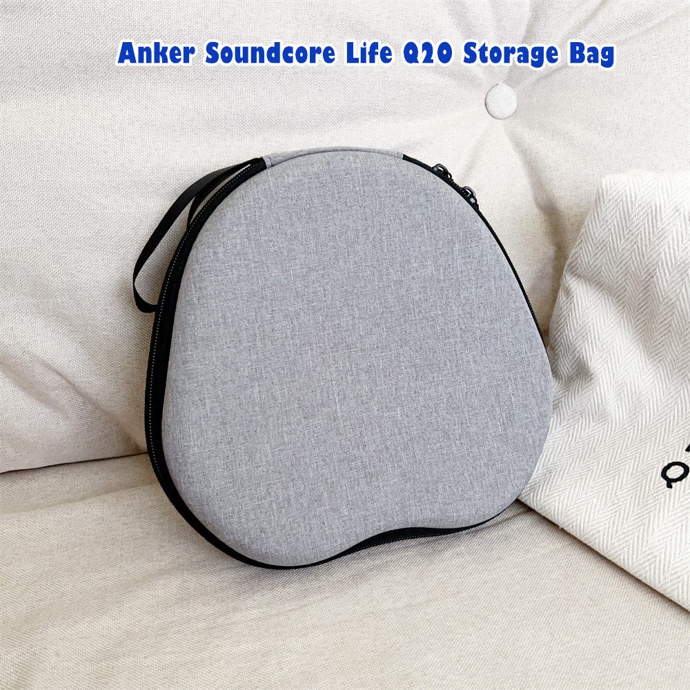 For Anker Soundcore Life Q20 Headphone Case Headset Earpads Storage Bag Casing Box