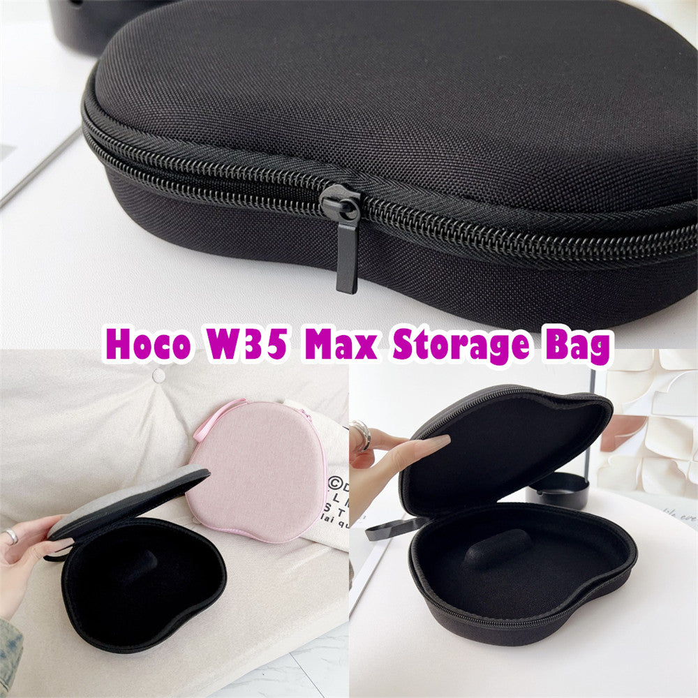 For Hoco W35 Max Headphone Case Headset Earpads Storage Bag Casing Box