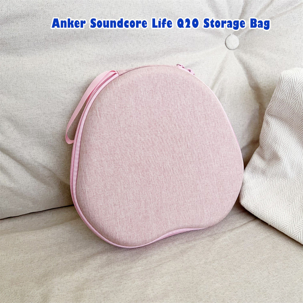 For Anker Soundcore Life Q20 Headphone Case Headset Earpads Storage Bag Casing Box