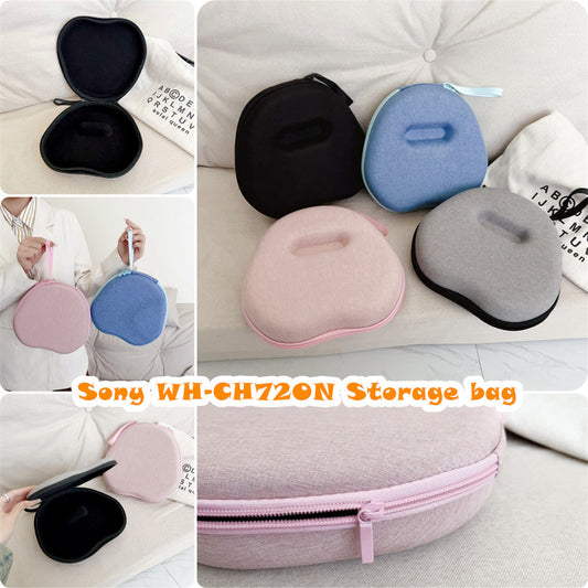 For Sony WH-CH720N Headphone Case Headset Earpads Storage Bag Casing Box