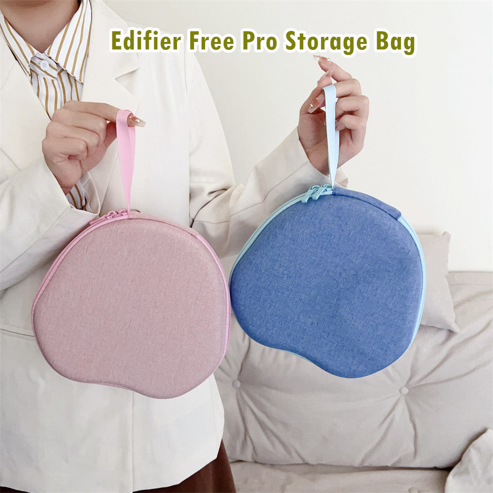 For Edifier Free Pro Headphone Case Headset Earpads Storage Bag Casing Box