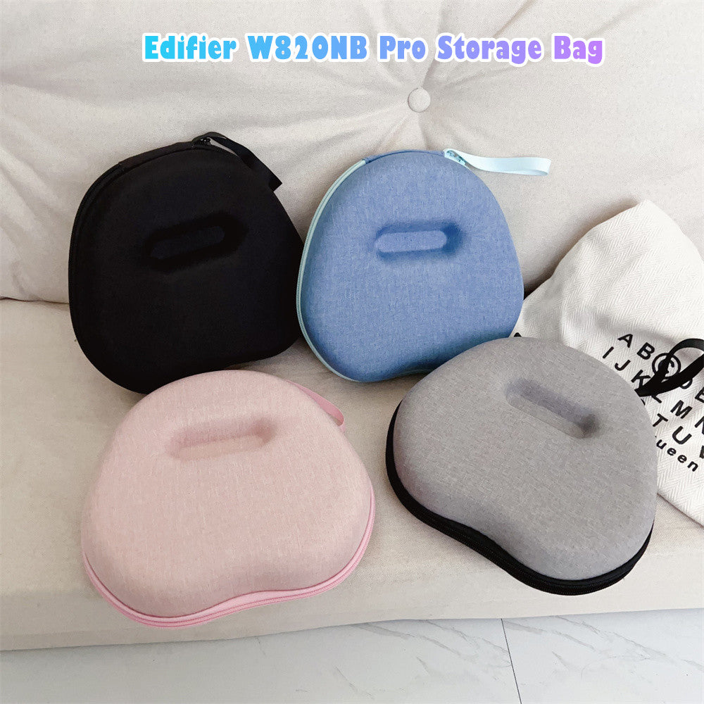 For Edifier W820NB Pro Headphone Case Headset Earpads Storage Bag Casing Box