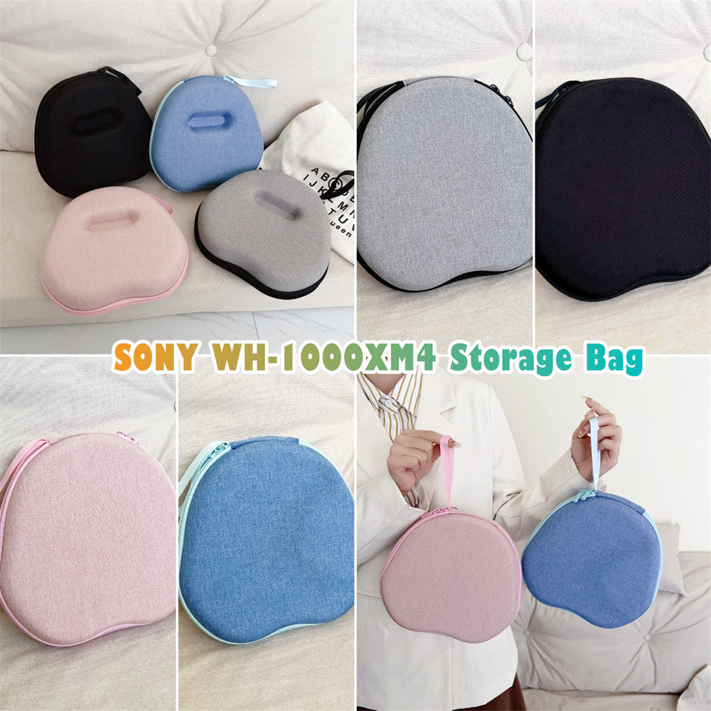 For SONY WH-1000XM4 Headphone Case Headset Earpads Storage Bag Casing Box