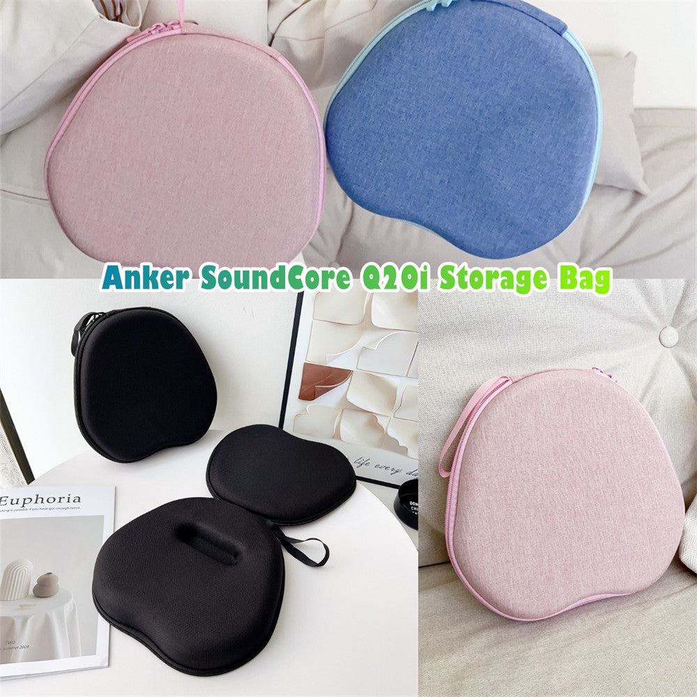 For Anker SoundCore Q20i Headphone Case Headset Earpads Storage Bag Casing Box