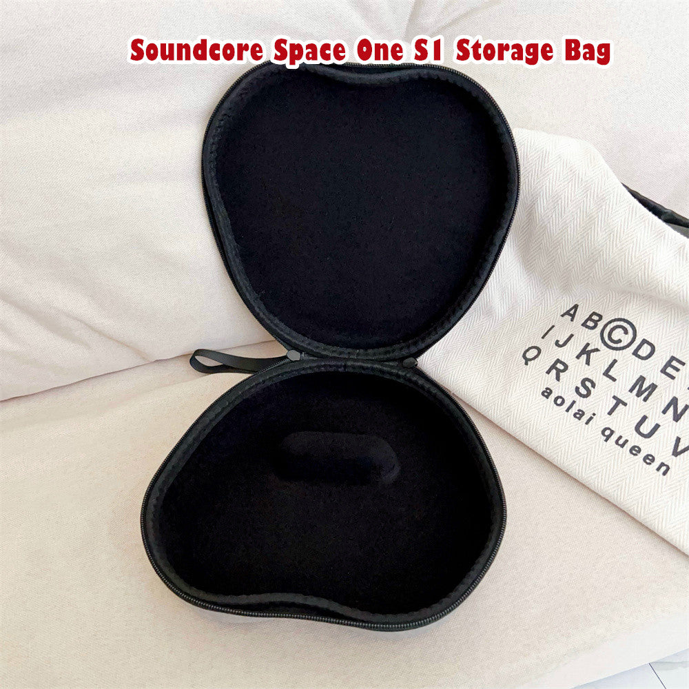 For Anker Soundcore Space One S1 Headphone Case Headset Earpads Storage Bag Casing Box