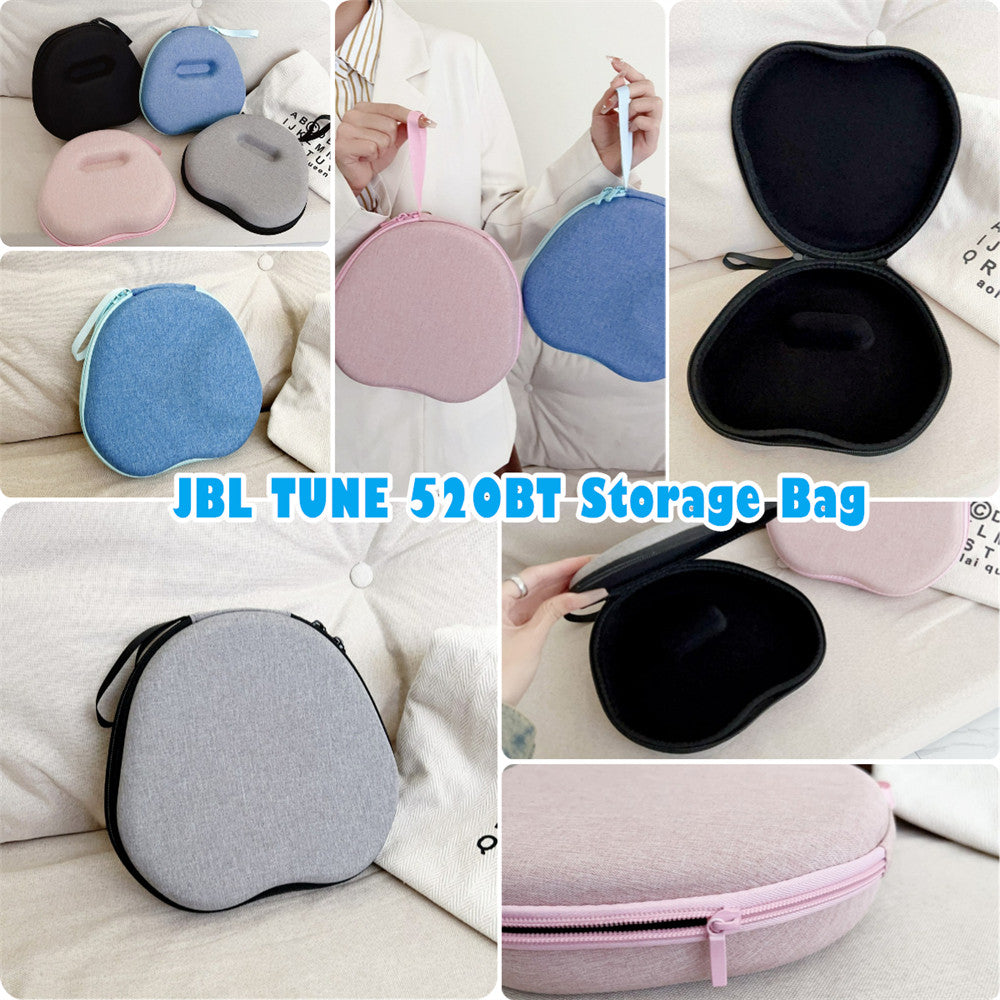 For JBL TUNE 520BT Headphone Case Headset Earpads Storage Bag Casing Box