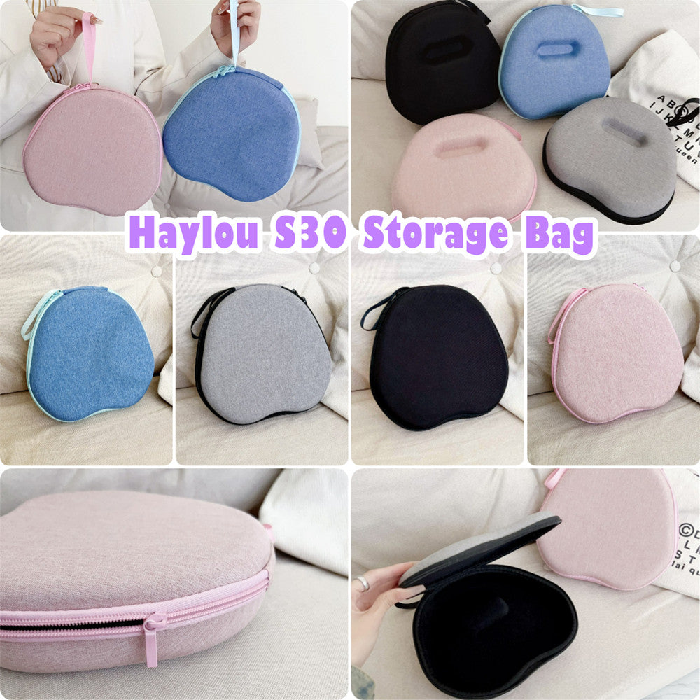 For Haylou S30 Headphone Case Headset Earpads Storage Bag Casing Box