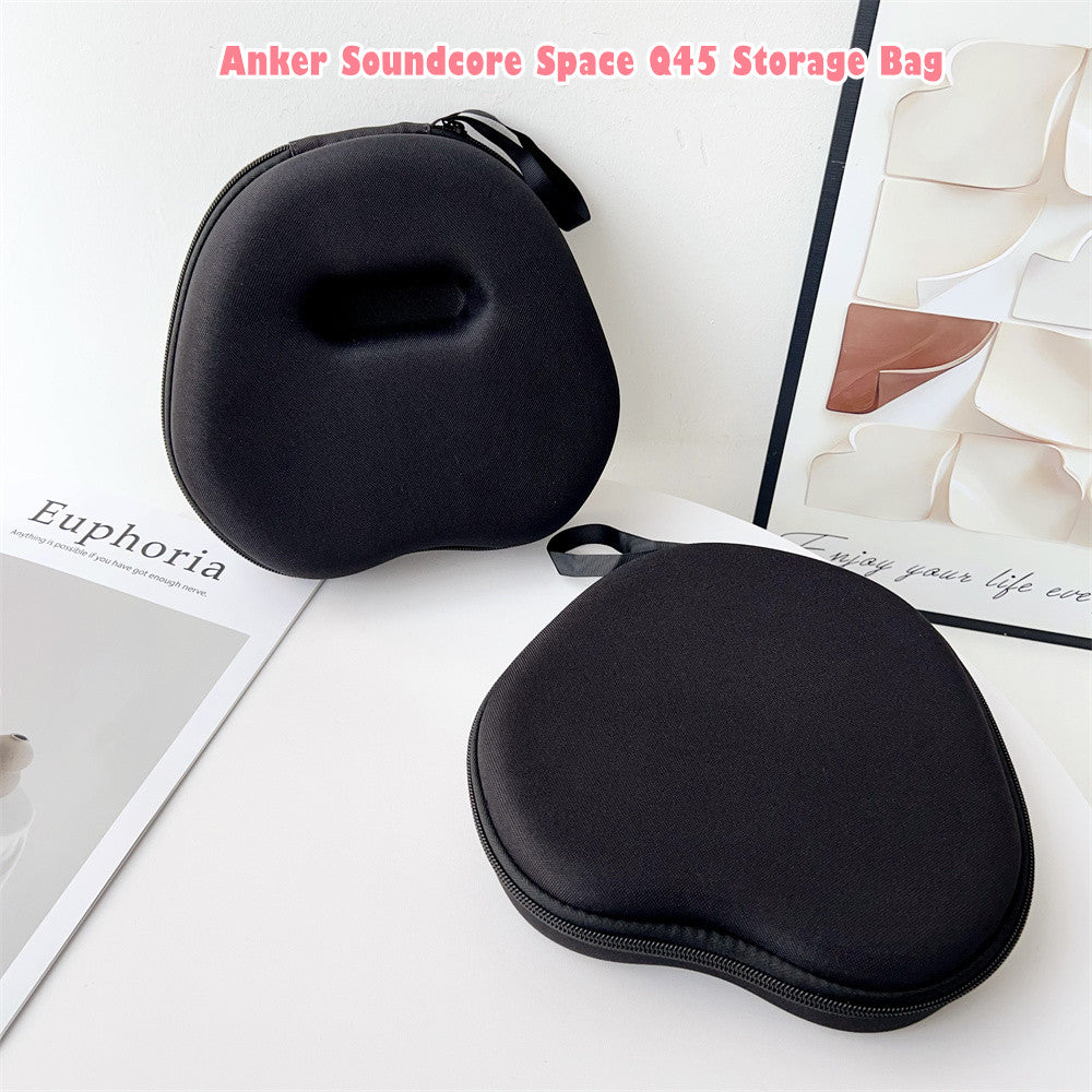 For Anker Soundcore Space Q45 Headphone Case Headset Earpads Storage Bag Casing Box