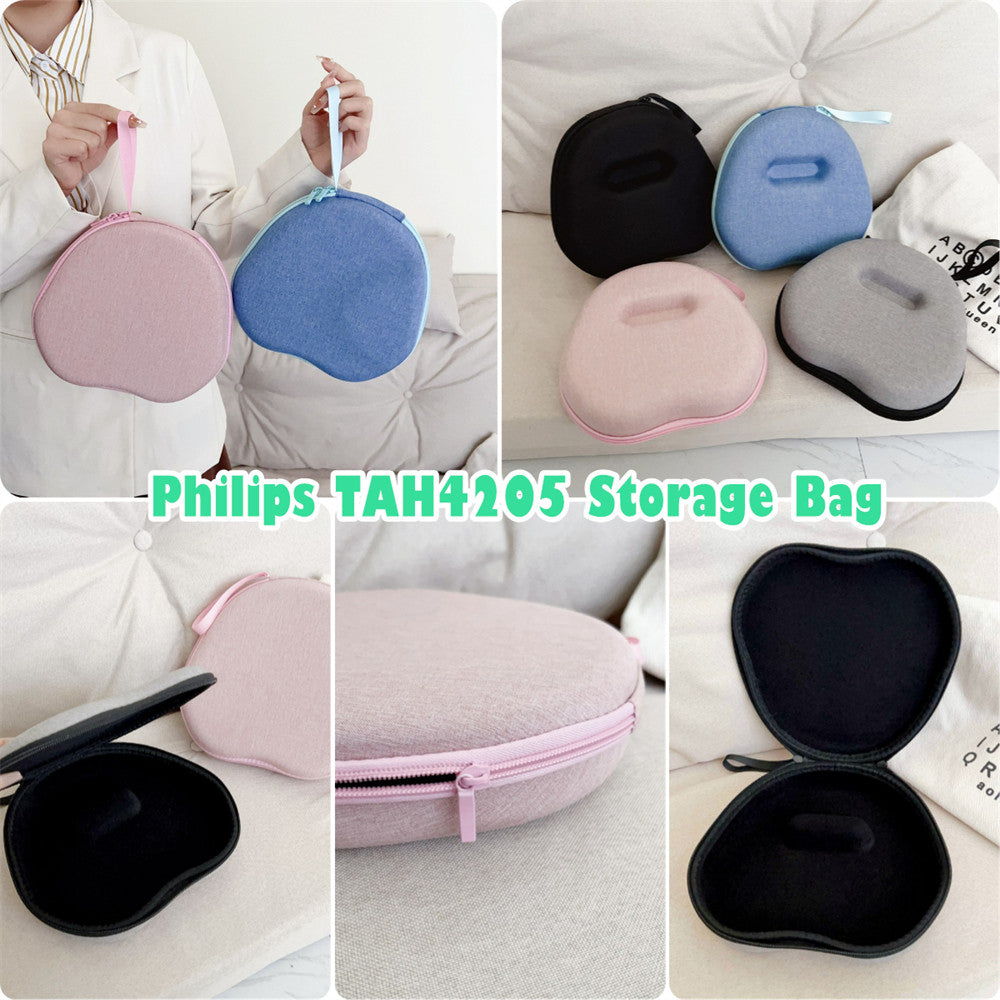 For Philips TAH4205 Headphone Case Headset Earpads Storage Bag Casing Box