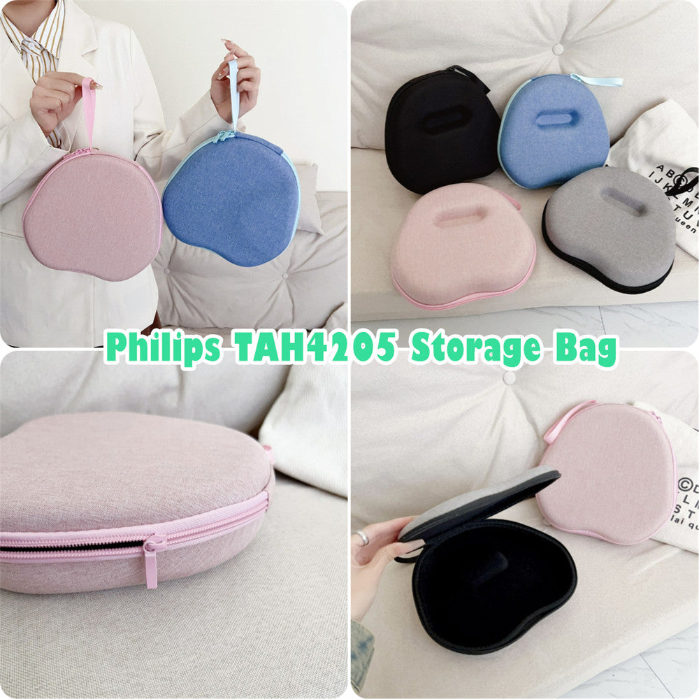 For Philips TAH4205 Headphone Case Headset Earpads Storage Bag Casing Box