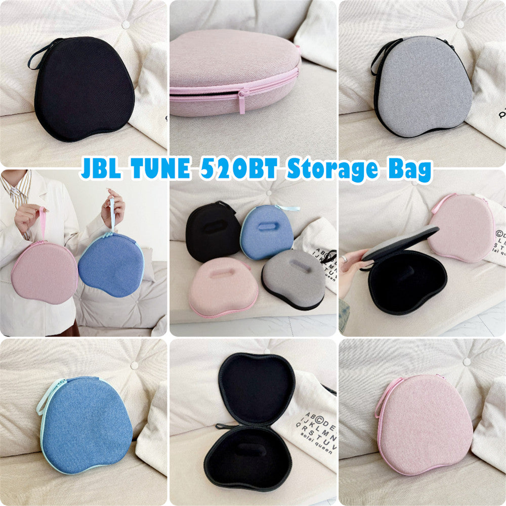 For JBL TUNE 520BT Headphone Case Headset Earpads Storage Bag Casing Box
