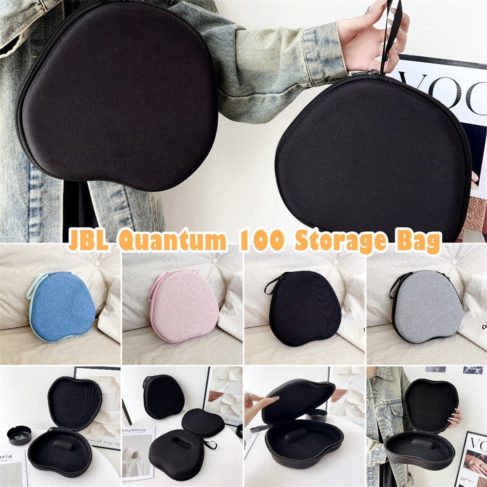 For JBL Quantum 100 Headphone Case Headset Earpads Storage Bag Casing Box