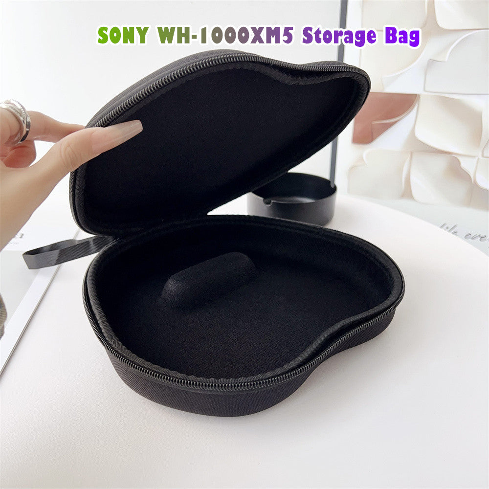 For SONY WH-1000XM5 Headphone Case Headset Earpads Storage Bag Casing Box