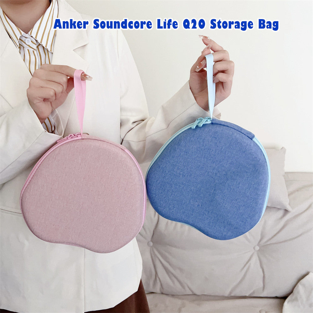 For Anker Soundcore Life Q20 Headphone Case Headset Earpads Storage Bag Casing Box