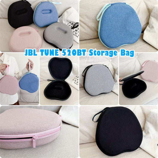 For JBL TUNE 520BT Headphone Case Headset Earpads Storage Bag Casing Box