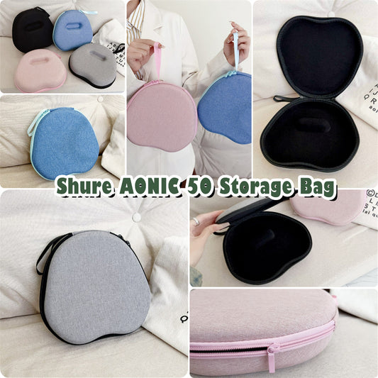 For Shure AONIC 50 Headphone Case Headset Earpads Storage Bag Casing Box