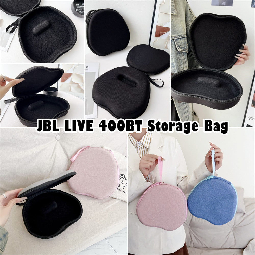 For JBL LIVE 400BT Headphone Case Headset Earpads Storage Bag Casing Box