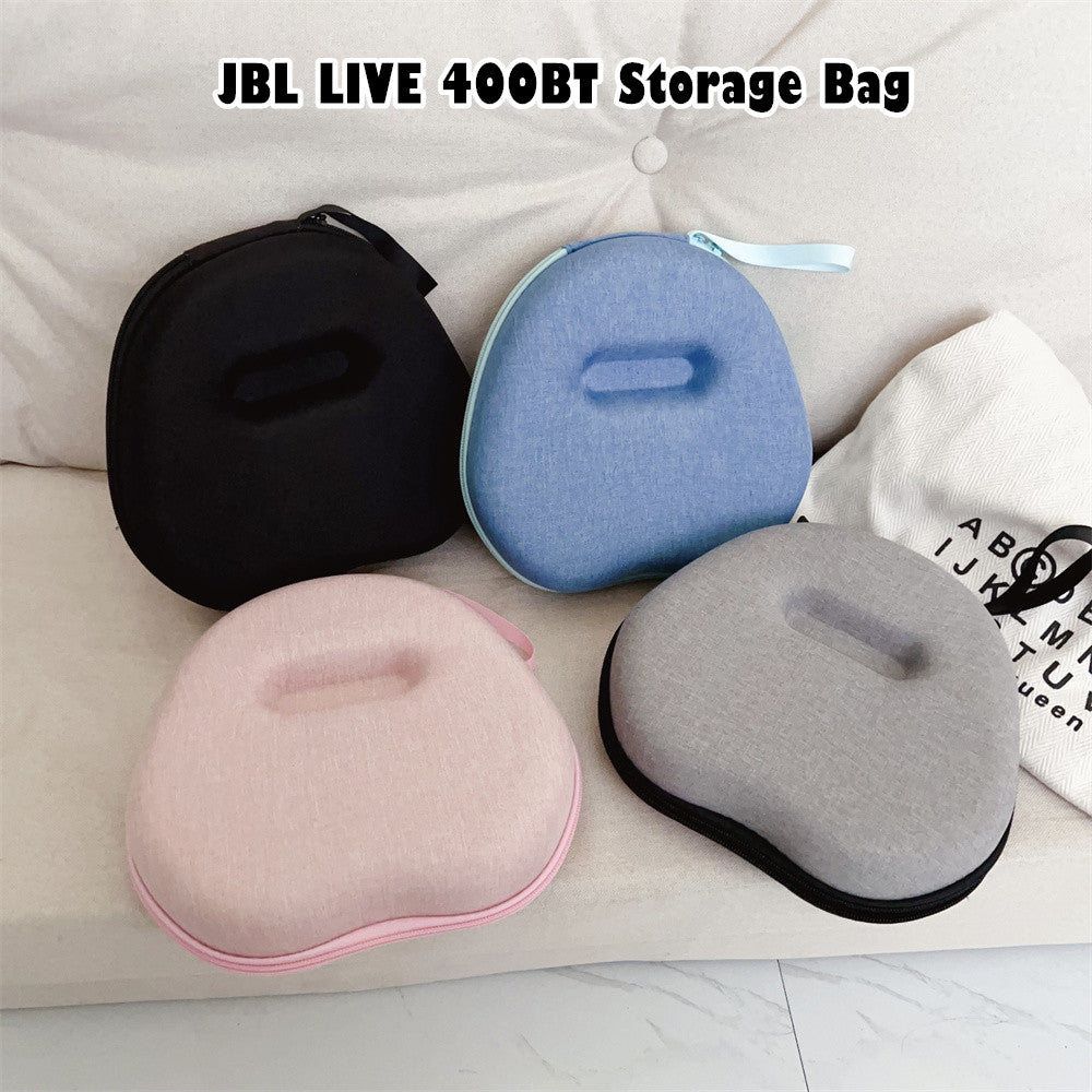 For JBL LIVE 400BT Headphone Case Headset Earpads Storage Bag Casing Box