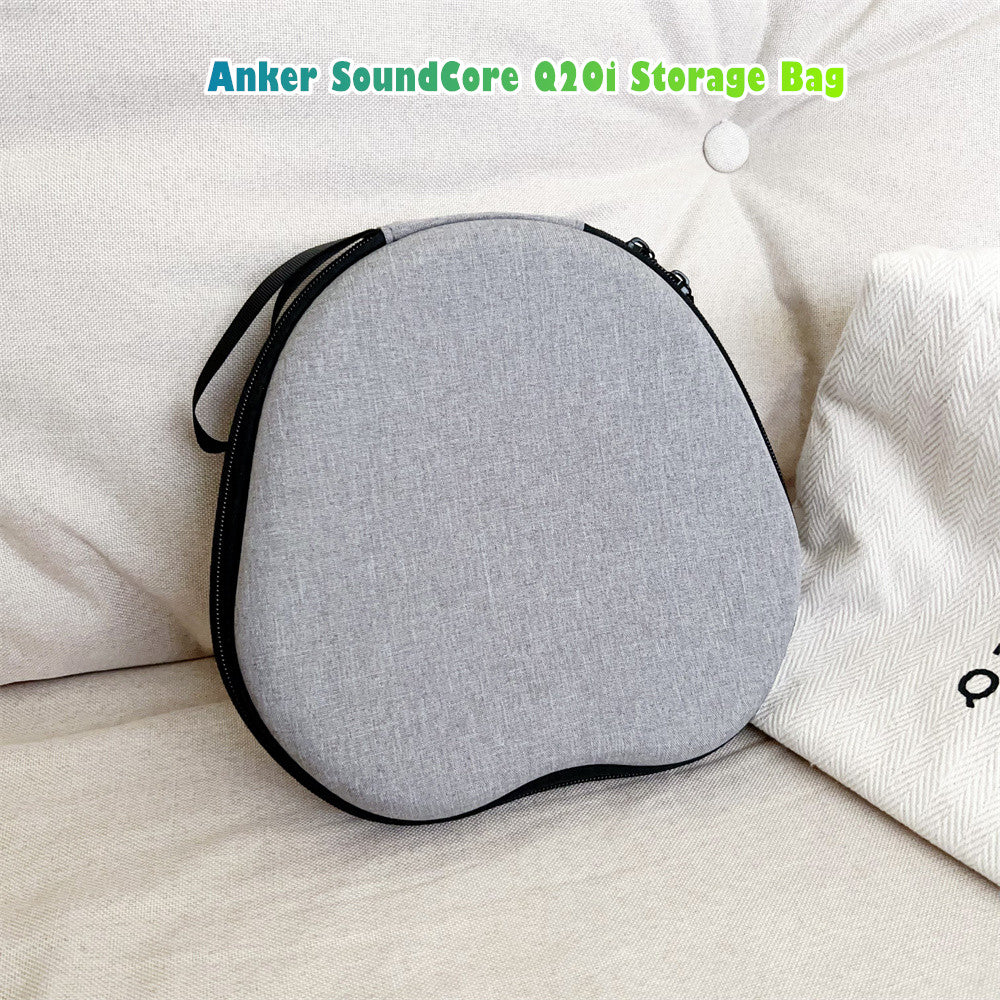 For Anker SoundCore Q20i Headphone Case Headset Earpads Storage Bag Casing Box