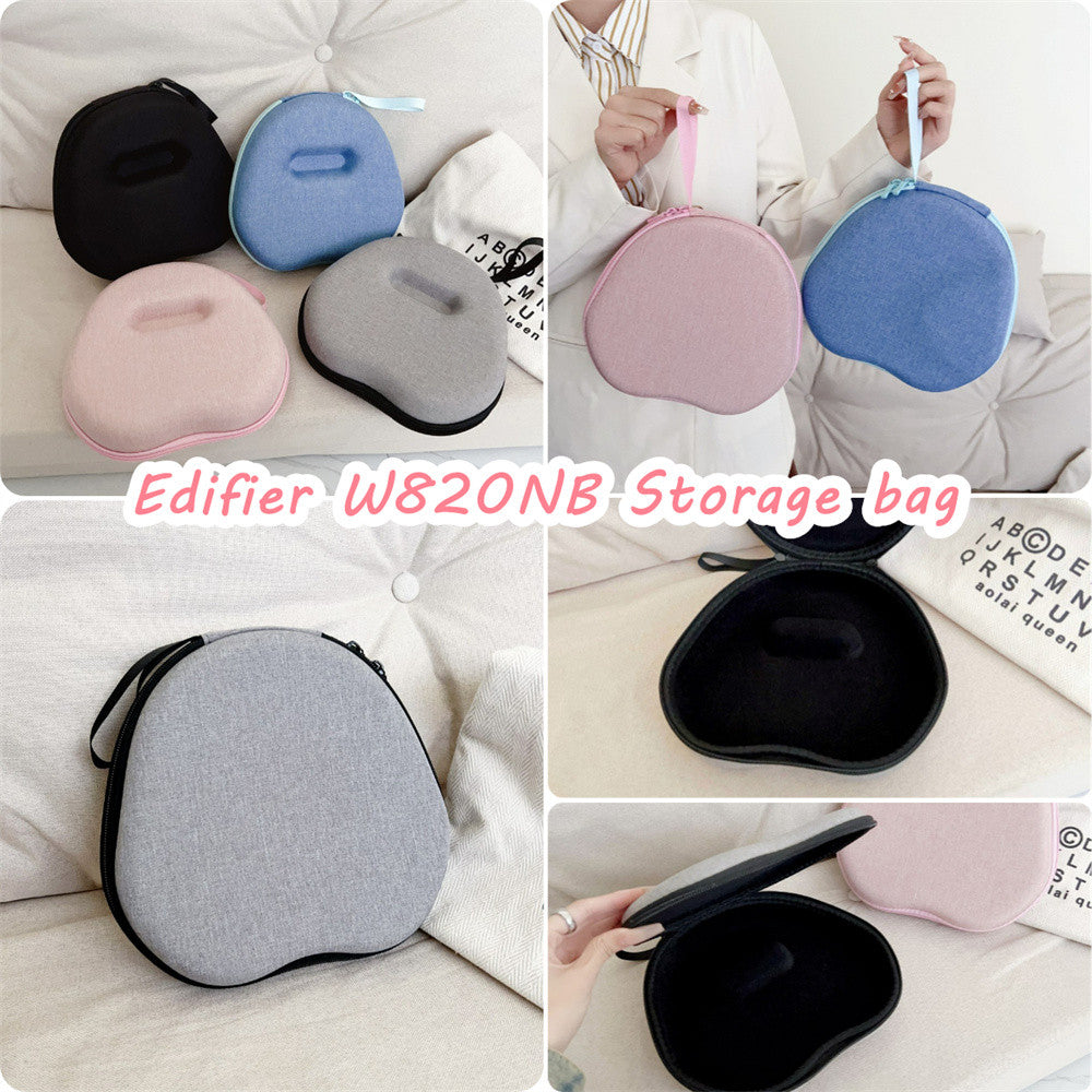 For Edifier W820NB Headphone Case Headset Earpads Storage Bag Casing Box