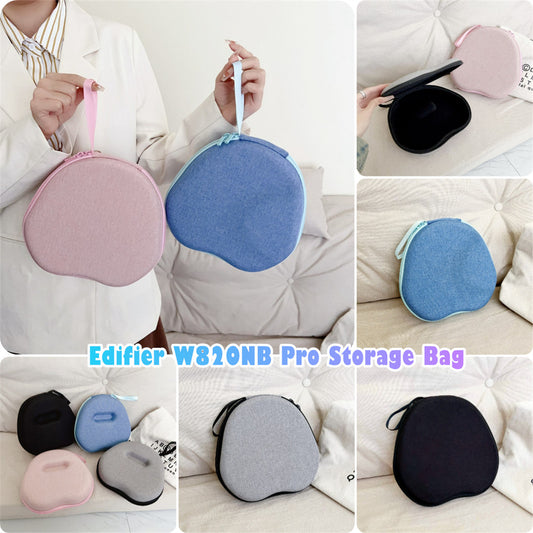 For Edifier W820NB Pro Headphone Case Headset Earpads Storage Bag Casing Box