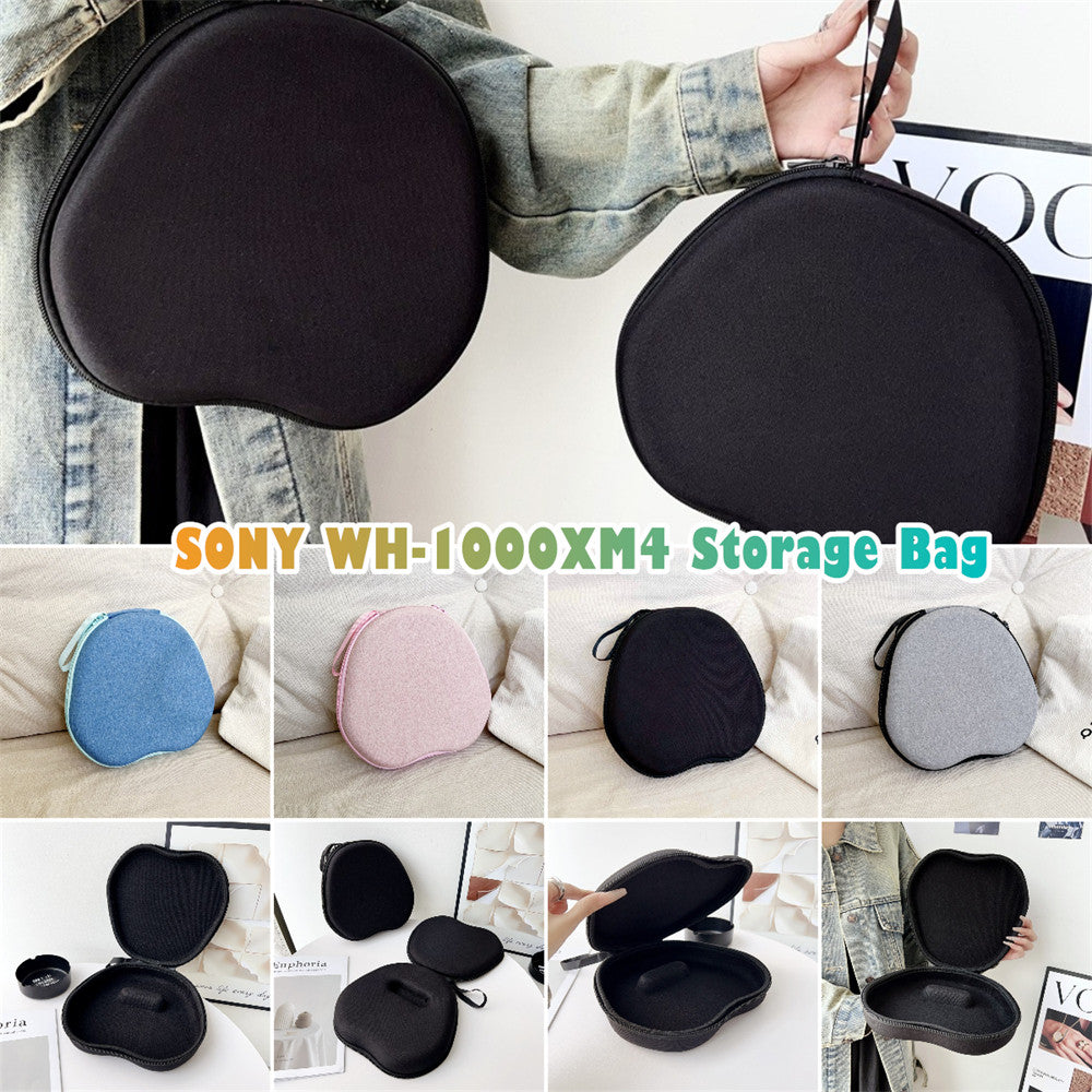 For SONY WH-1000XM4 Headphone Case Headset Earpads Storage Bag Casing Box