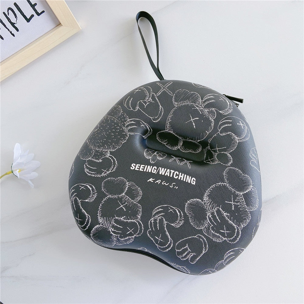 For TONEMAC E96 Headphone Case Cartoon Creative Patterns Headset Earpads Storage Bag Casing Box