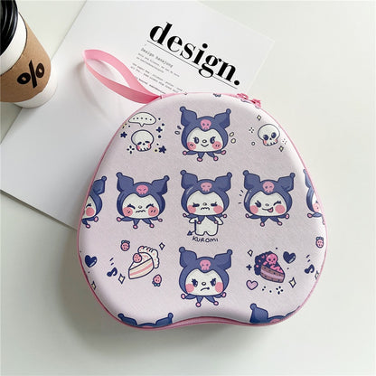For TONEMAC E96 Headphone Case Cartoon Creative Patterns Headset Earpads Storage Bag Casing Box