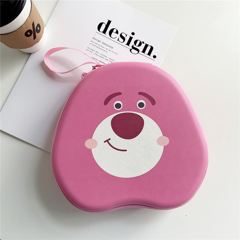 For Technics A800 Headphone Case Cartoon Creative Patterns Headset Earpads Storage Bag Casing Box