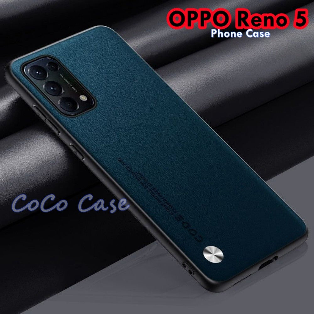 For OPPO Reno 5 Cover Silicone Professional Full Case Classic Simple Solid Color Phone Case Cover sweatproof