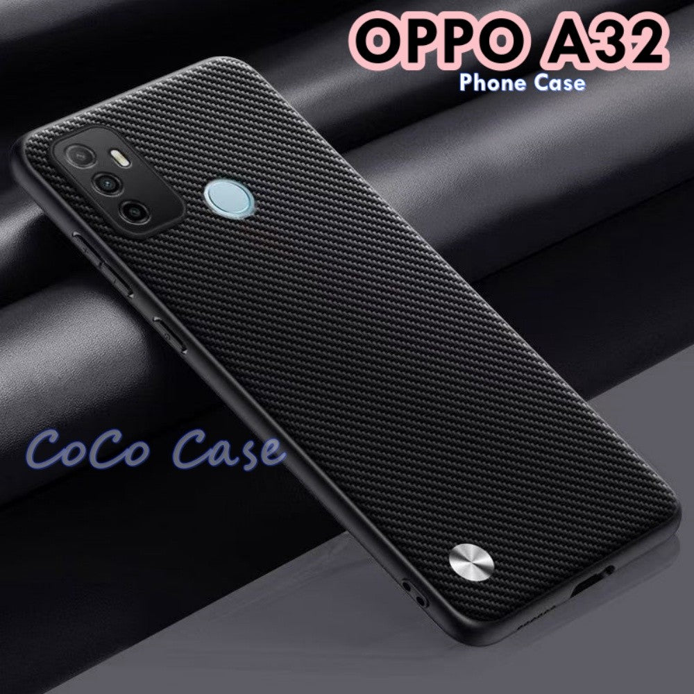 For OPPO A32 Cover Silicone Professional Full Case Classic Simple Solid Color Phone Case Cover sweatproof