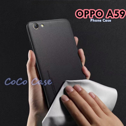 For OPPO A59 Cover Silicone Professional Full Case Classic Simple Solid Color Phone Case Cover sweatproof