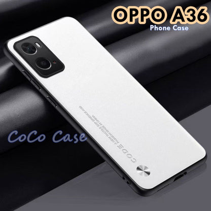 For OPPO A36 Cover Silicone Professional Full Case Classic Simple Solid Color Phone Case Cover sweatproof