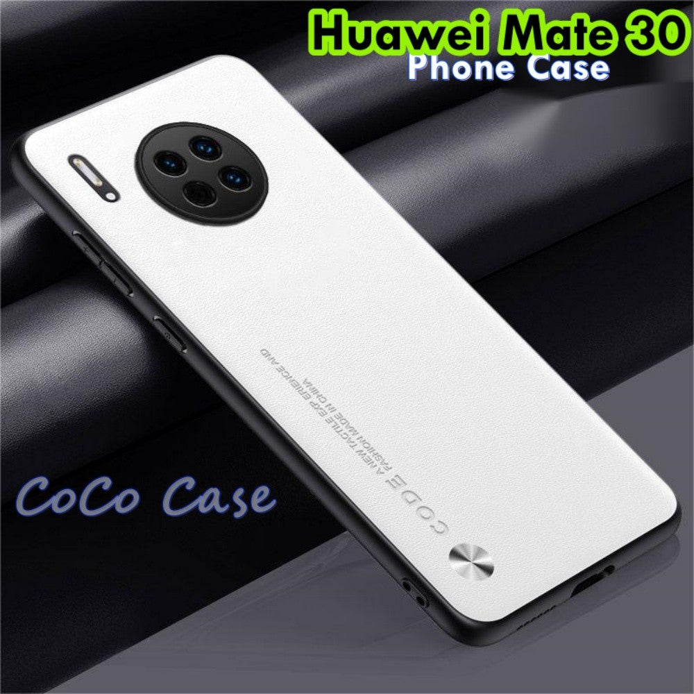 For Huawei Mate 30 Cover Silicone Professional Full Case Classic Simple Solid Color Phone Case Cover sweatproof