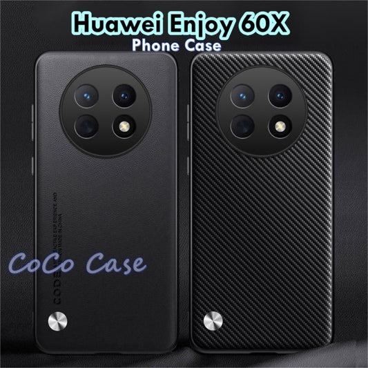 For Huawei Enjoy 60X Cover Silicone Professional Full Case Classic Simple Solid Color Phone Case Cover sweatproof