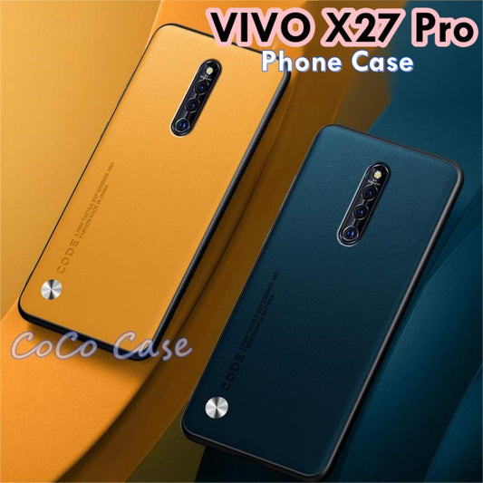For VIVO X27 Pro Cover Silicone Professional Full Case Classic Simple Solid Color Phone Case Cover sweatproof