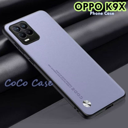 For OPPO K9X Cover Silicone Professional Full Case Classic Simple Solid Color Phone Case Cover sweatproof