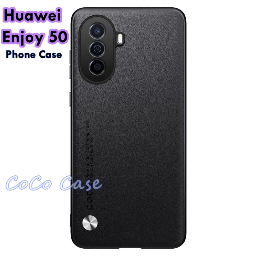 For Huawei Enjoy 50 Cover Silicone Professional Full Case Classic Simple Solid Color Phone Case Cover sweatproof