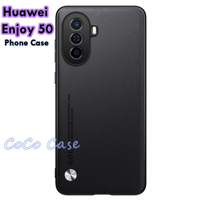 For Huawei Enjoy 50 Cover Silicone Professional Full Case Classic Simple Solid Color Phone Case Cover sweatproof
