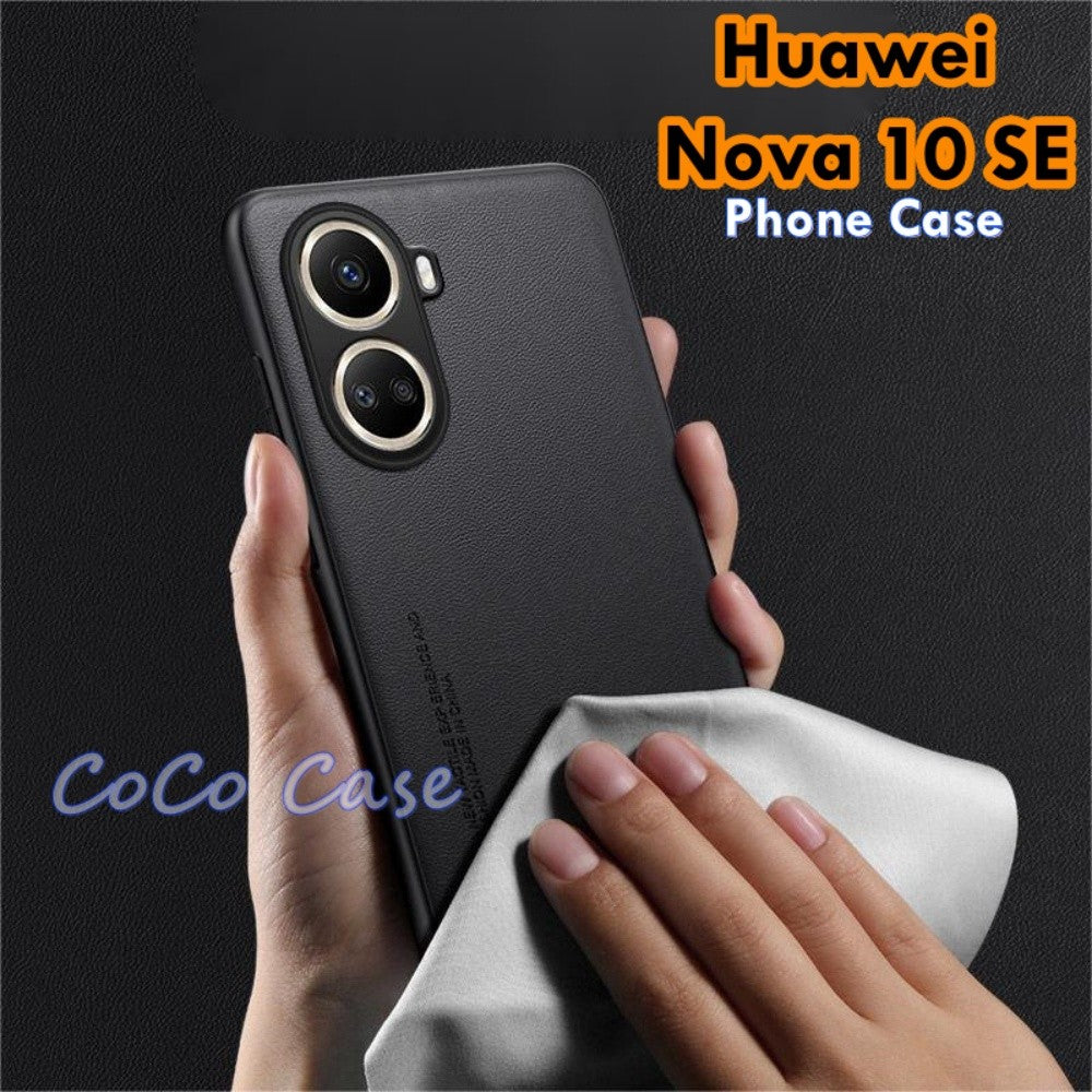 For Huawei Nova 10 SE Cover Silicone Professional Full Case Classic Simple Solid Color Phone Case Cover sweatproof