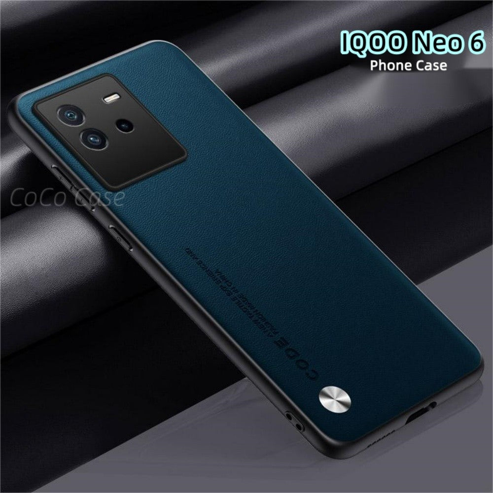 For IQOO Neo 6 Cover Silicone Professional Full Case Classic Simple Solid Color Phone Case Cover sweatproof